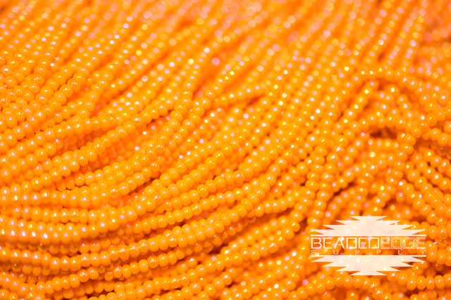 11/0 OP LT Orange AB | Seed Beads