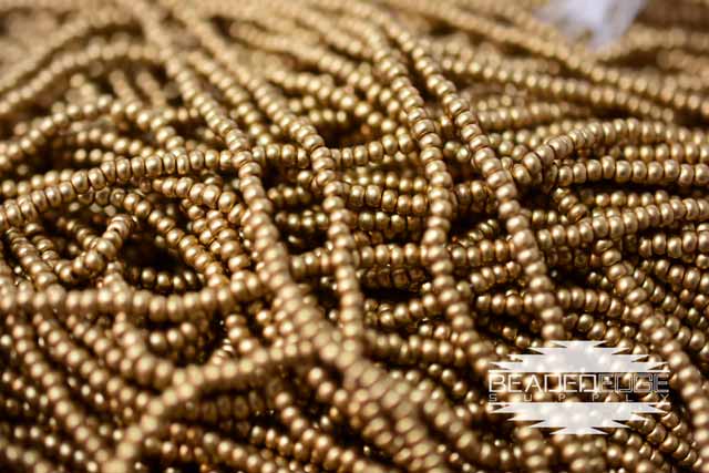 11/0 Lt Gold Metallic Supra Pearl | Seed Beads
