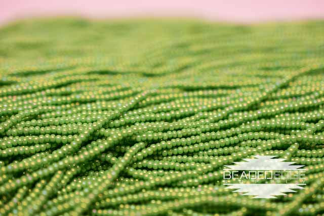 11/0 OP MED Green AB | Seed Beads