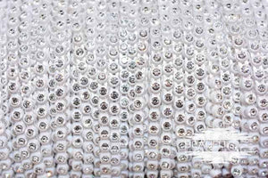 SS8 White w/Crystal | Rhinestone Banding Yard