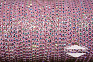 SS8 Princess Pink AB Rhinestone Banding Yard