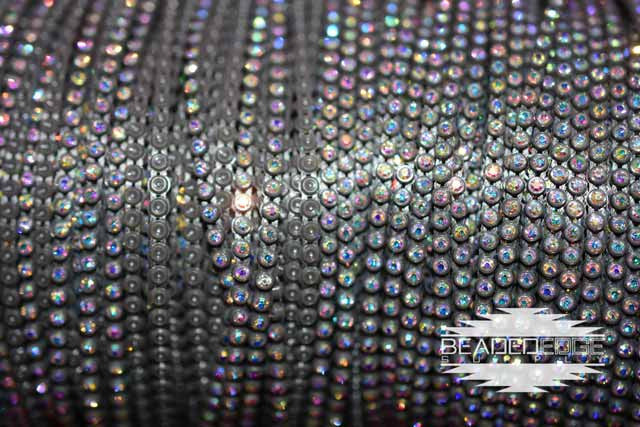 SS8 Dark Grey AB | Rhinestone Banding Yard