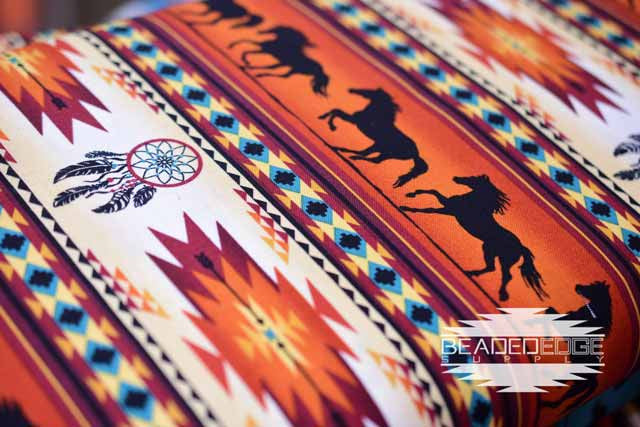 Terracotta Horse & Dream Catcher | Fabric