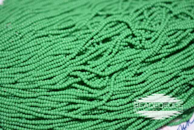 13/0 OP Green | Seed Beads