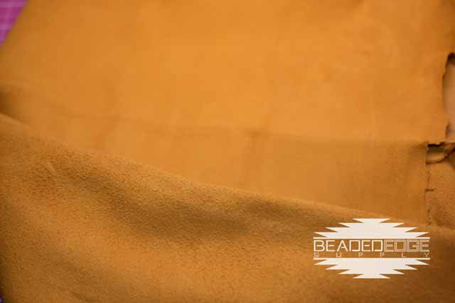 Golden Brown Buckskin Leather