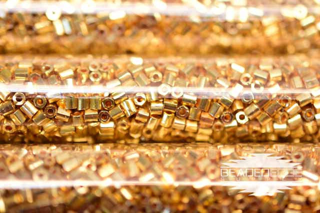 11/0 Metallic Gold 471 Hex