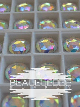 16mm Faceted Rounds AB | 2 Pair