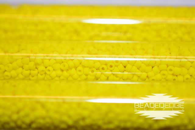 11/0 Frosted Yellow F404 JSB