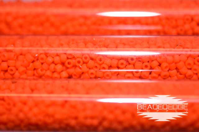 11/0 Frosted OP Orange F406 JSB