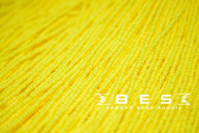 11/0 OP Intense Lemon Yellow | Czech Seed