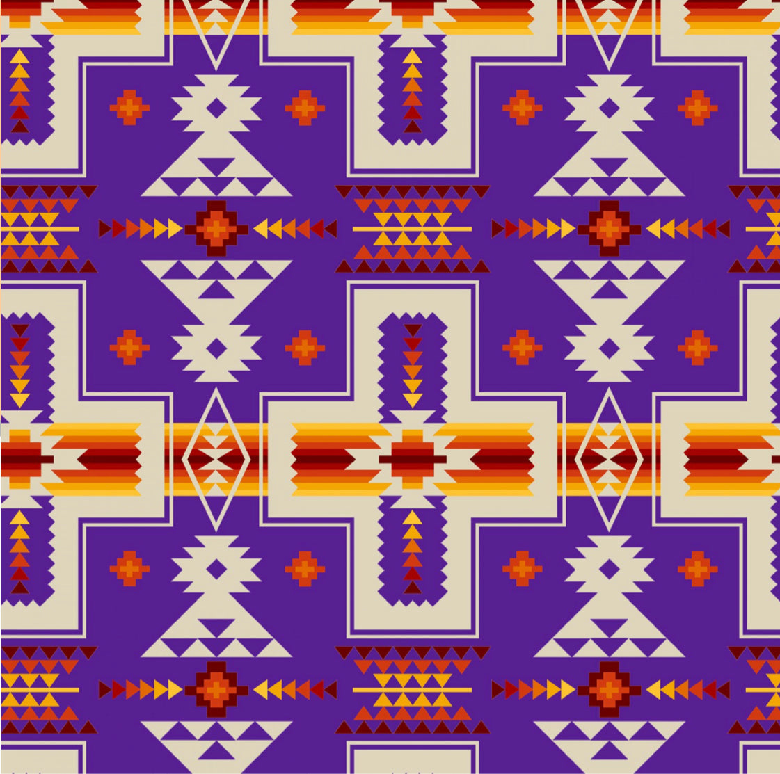 Purple Tucson  | Fabric