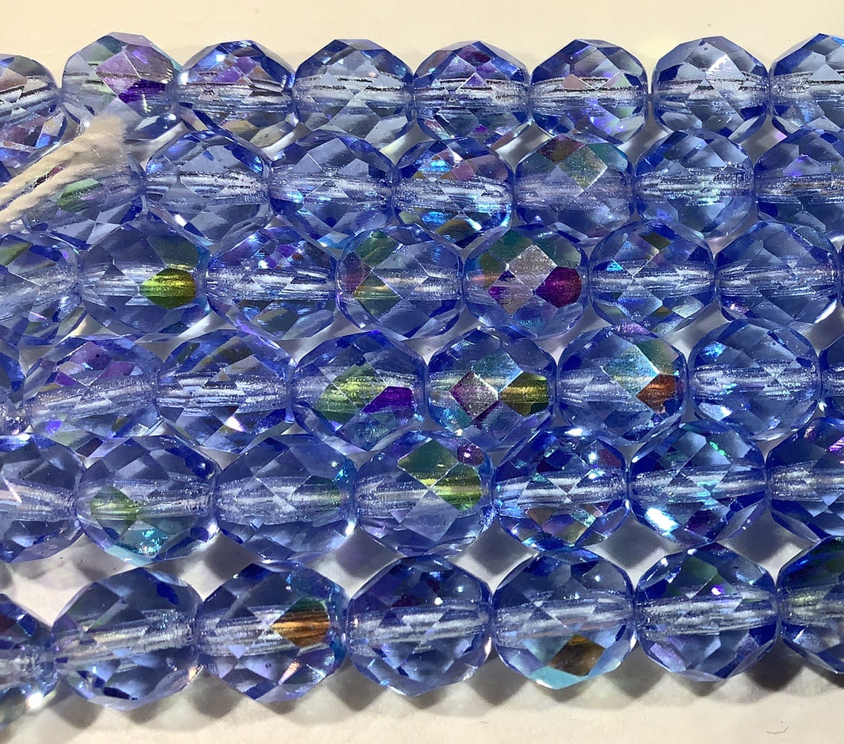 TR AB Light Sapphire Fire Polish 8mm