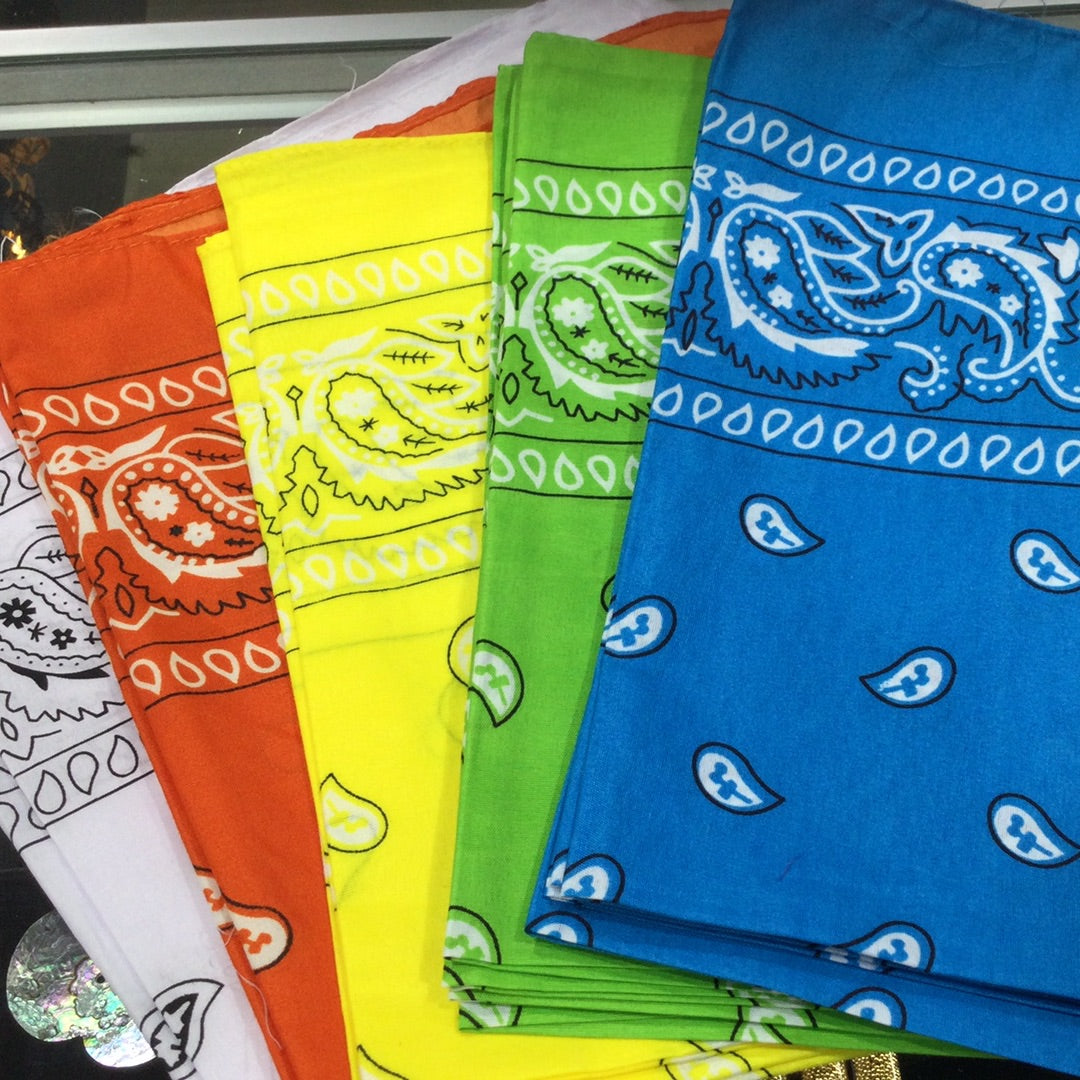 Paisley Bandanas | Basic colors