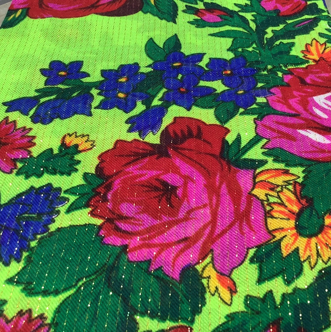 Floral kokum Scarf