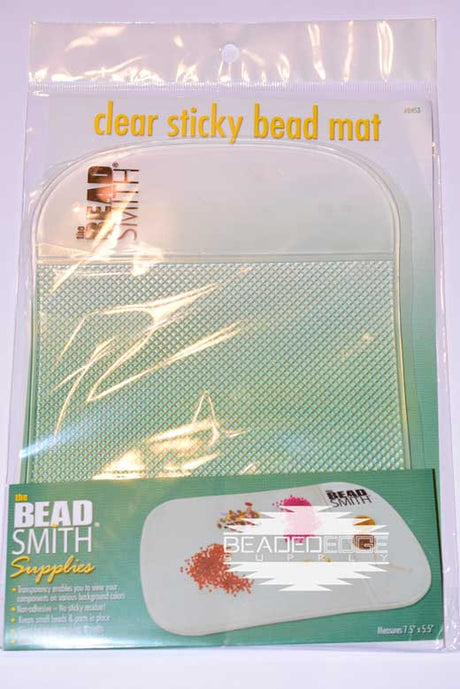 BeadSmith Small Sticky Bead Mat -Keep Your Beads In Place - 3.25 x 5.5 Iches